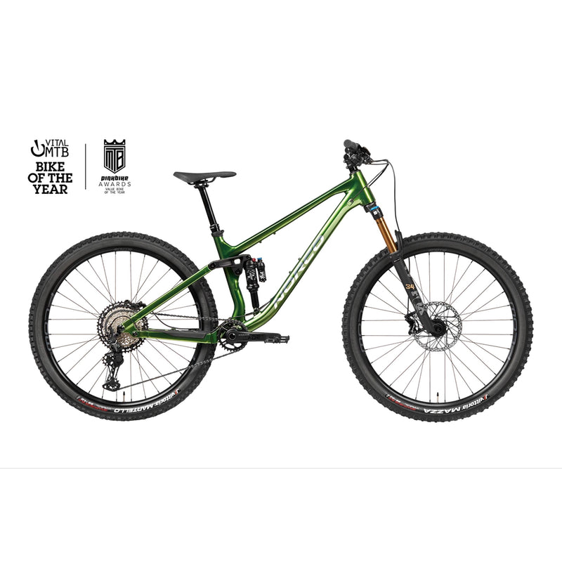 Norco Fluid FS A1 Full Suspension Trail Bike Green/Grey