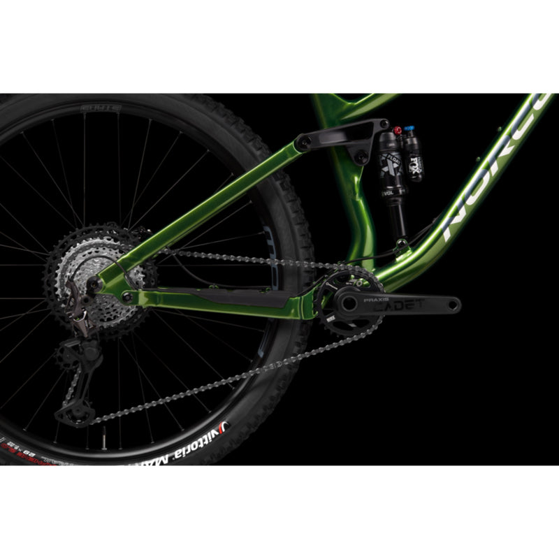 Norco Fluid FS A1 Full Suspension Trail Bike Green/Grey