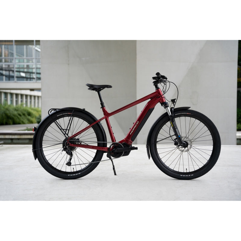 Norco Indie VLT 1 Urban Electric Bike 504wh Battery Red/Silver