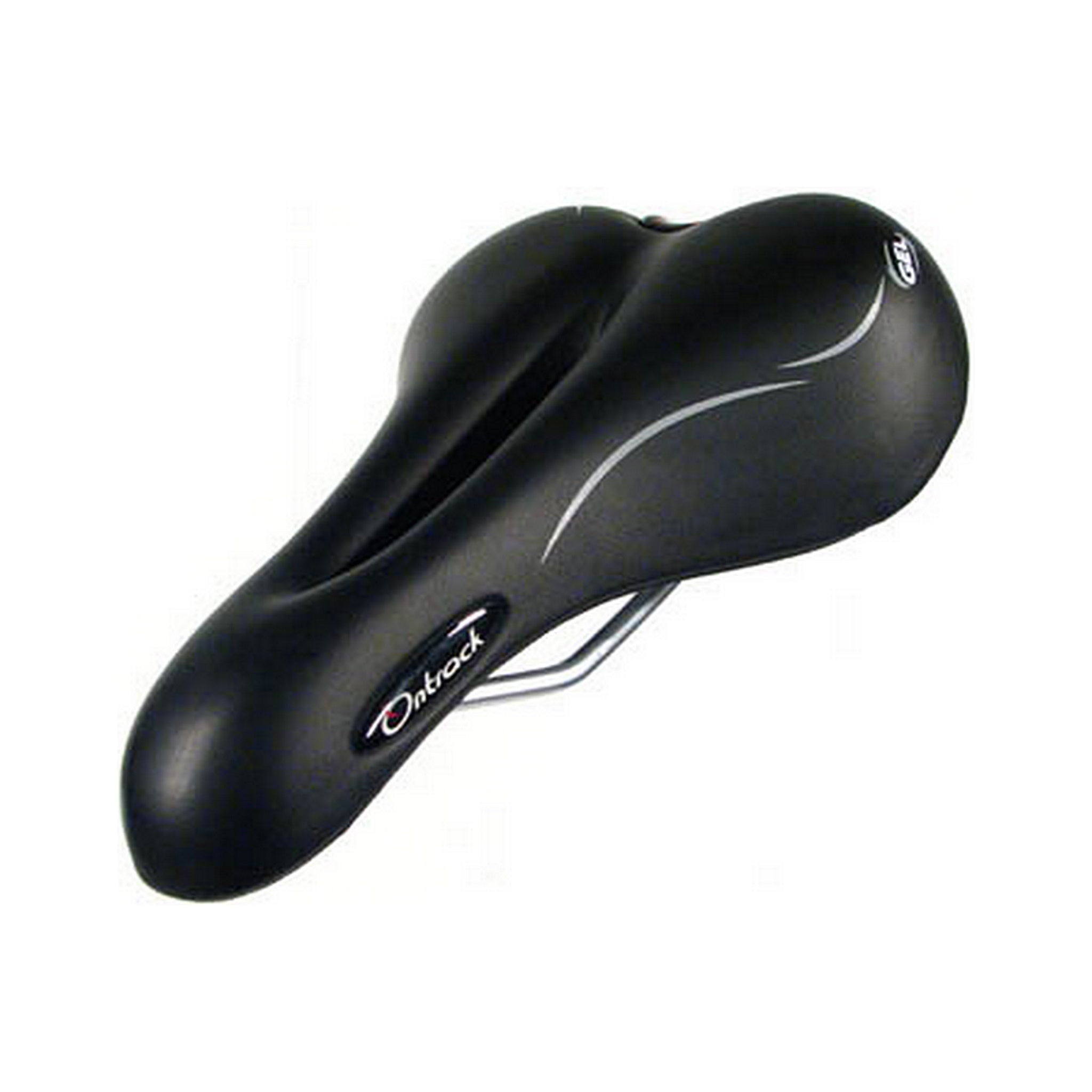 On Track Saddle Men’s Gel Moulded Full-Cut Black