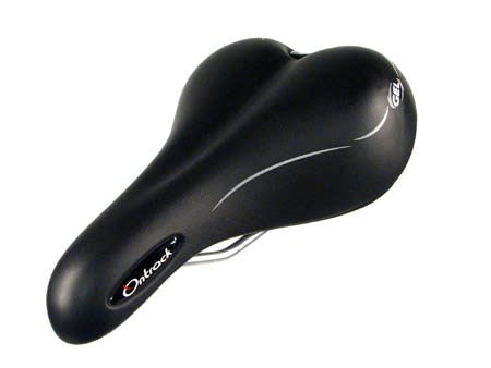 On Track Saddle Women’s Gel Moulded Base-Cut Black