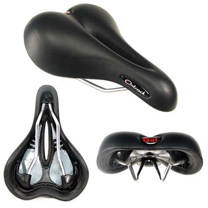 On Track Saddle Women’s Gel Moulded Full-Cut Black