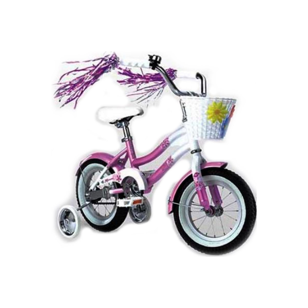 Oxford Kid's Handlebar Streamers Pink/Silver – - Main Image