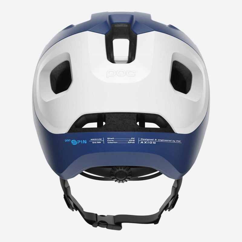POC Axion Spin Helmet Matt Lead Blue