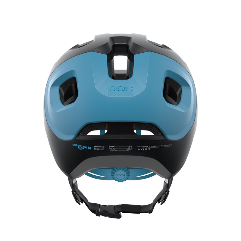 POC Axion Spin Helmet Matt Black/Basalt Blue