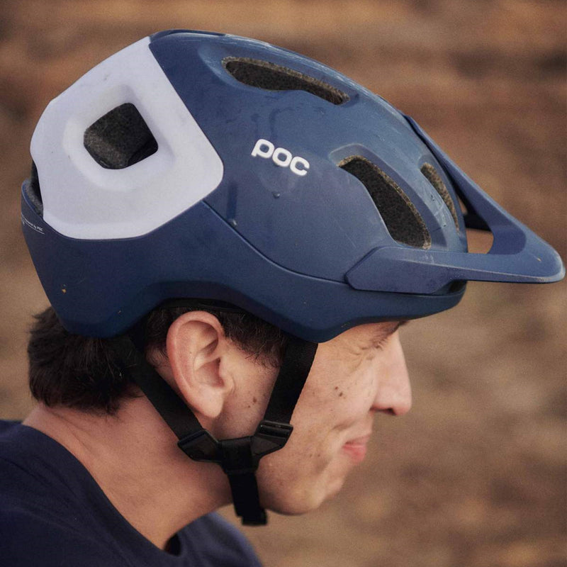 POC Axion Spin Helmet Matt Lead Blue