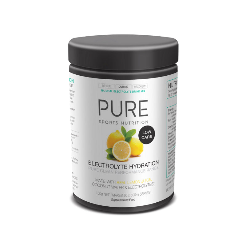 PURE Low Carb Electrolyte Drink 160g Lemon