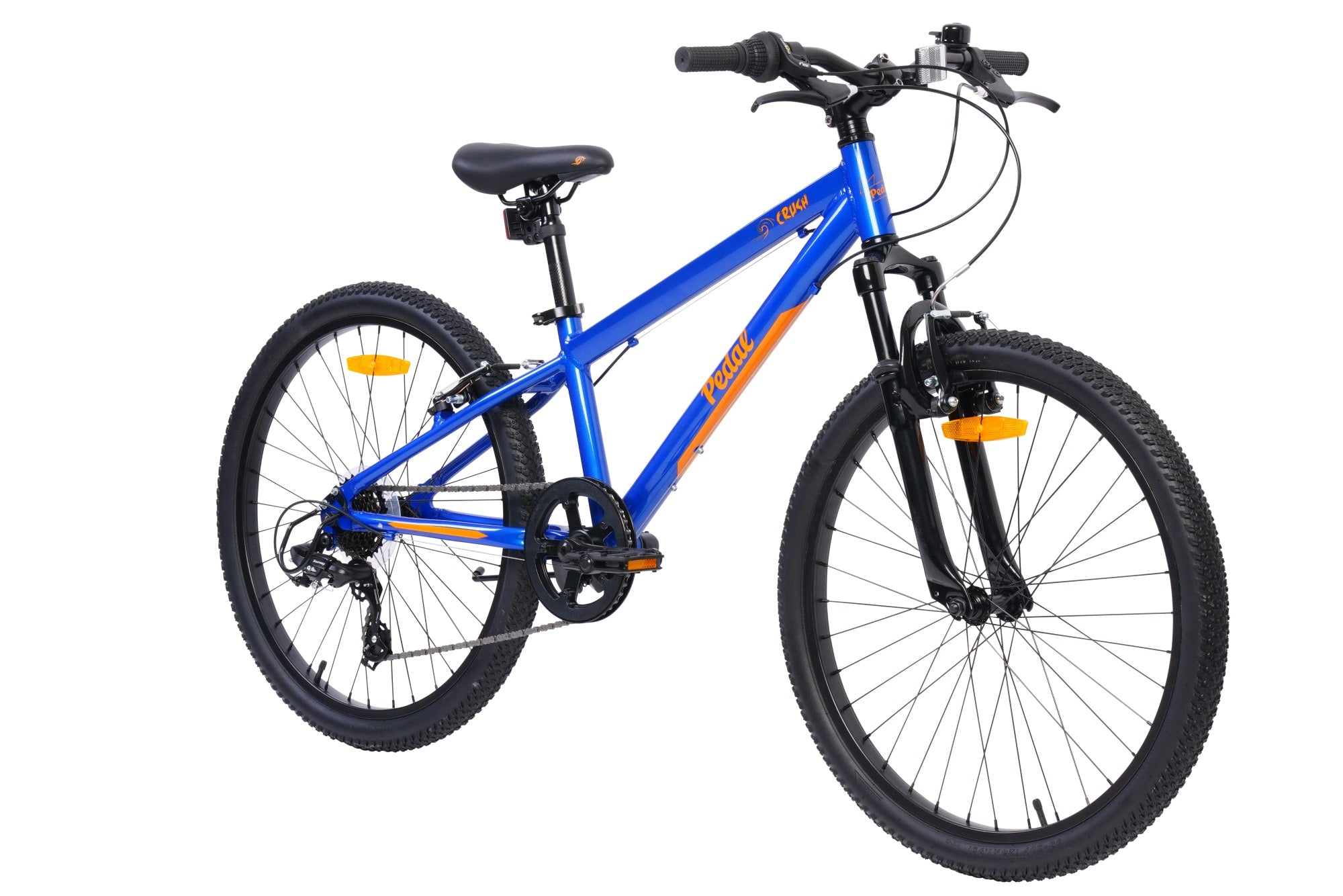 Pedal Crush 24” Kids Bike Blue/Orange –
