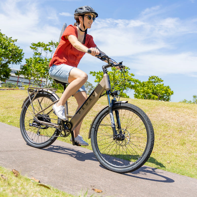Pedal Galaxy ST Electric Bike 374Wh Battery Silver