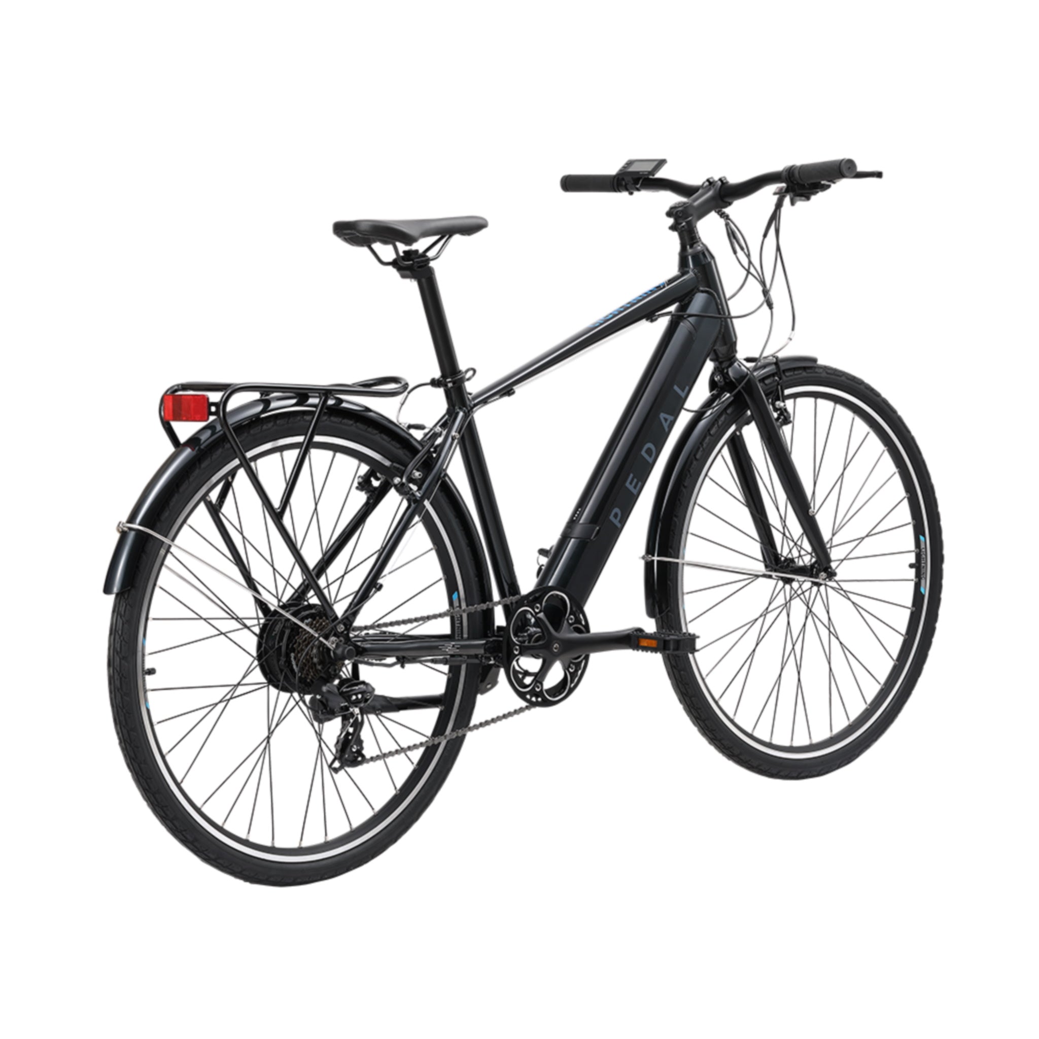 Pedal Lightning Electric Bike 27.5" Wheels 374Wh Battery Black