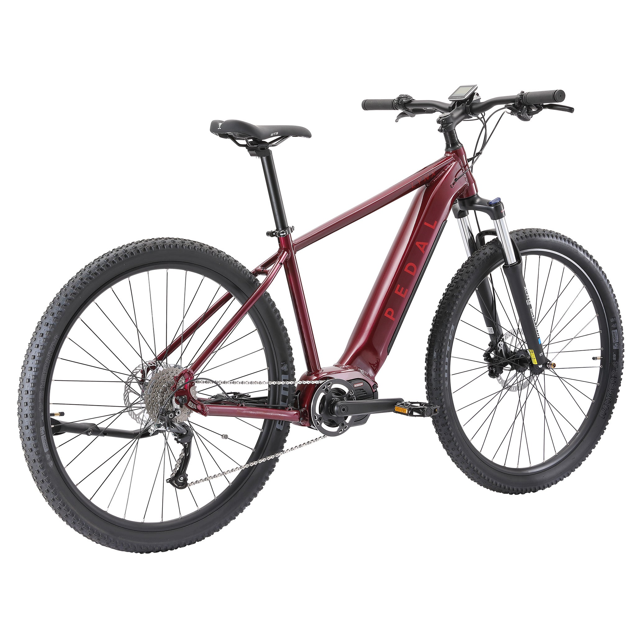 Pedal Lynx Electric Hardtail MTB 468Wh Battery Red