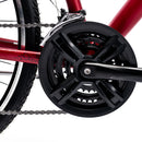 Pedal Raven 2 Hybrid Bike Dark Red