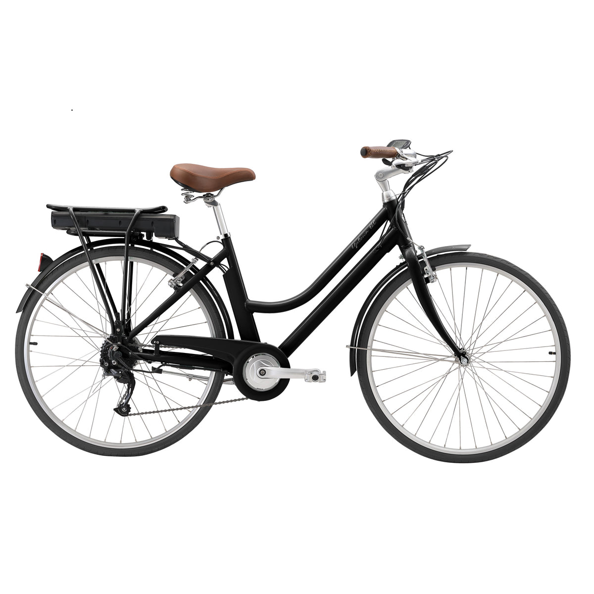Dual Star Ecell Bikes Pedal Uptown ELC Electric Cruiser Bike 374Wh