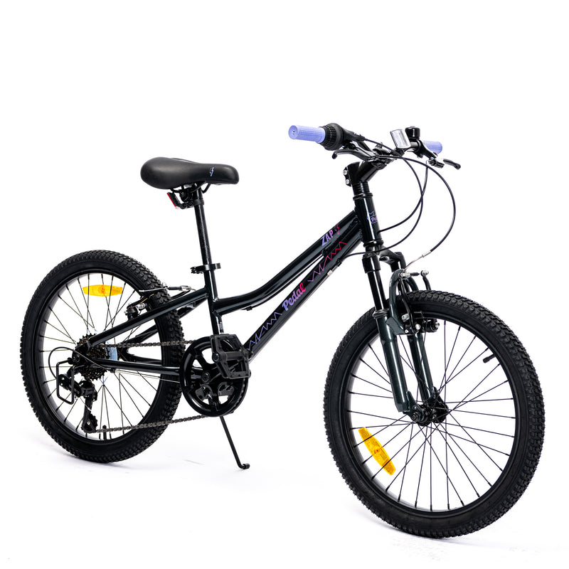 Pedal Zap 20” Kids Bike Black/Pink