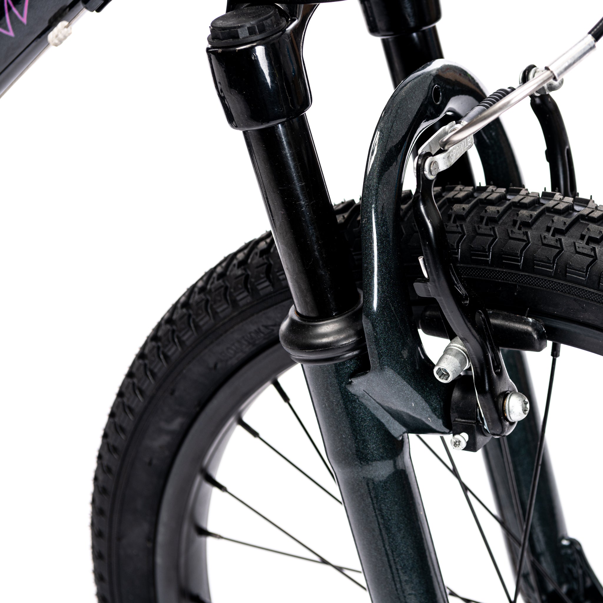 Pedal Zap 20” Kids Bike Black/Pink