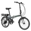 Pedal Dynamo Folding Electric Bike Charcoal