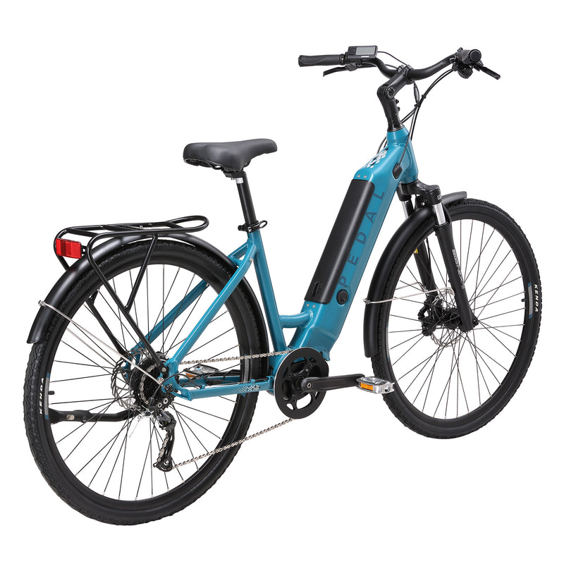 Pedal Falcon ST Electric Hybrid Bike 468Wh Battery Blue