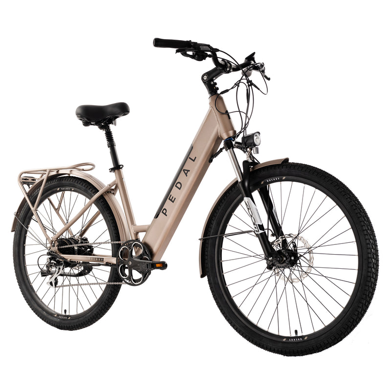 Pedal Galaxy ST Electric Hybrid Bike 374Wh Battery Silver