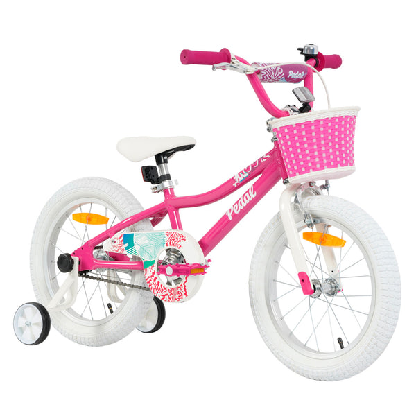 Pedal Hoot Alloy 16” Kids Bike Pink