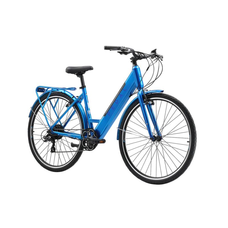 Pedal Lightning ST Electric Hybrid Bike 27.5" Wheels 374Wh Battery Blue