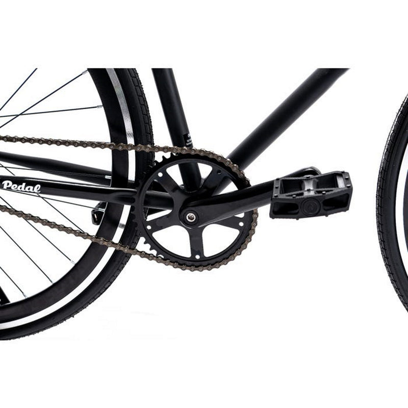 Pedal Messenger Urban Fixie Bike Gotham Black