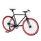 Pedal Messenger Urban Fixie Bike Tokyo Black/Red