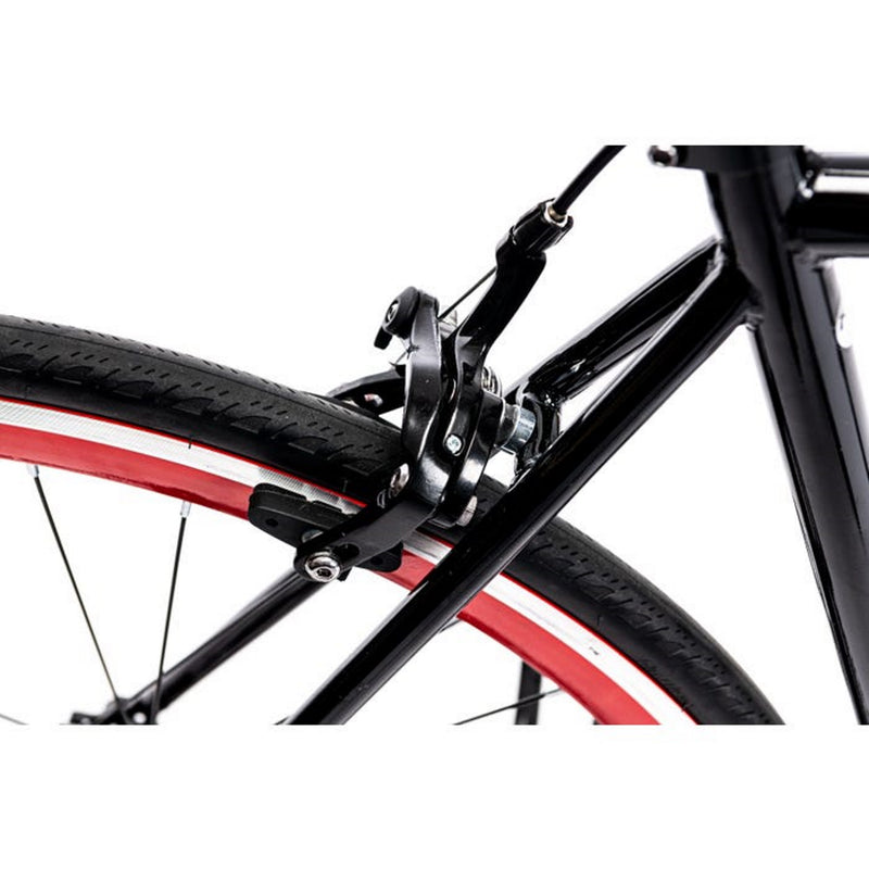 Pedal Messenger Urban Fixie Bike Tokyo Black/Red