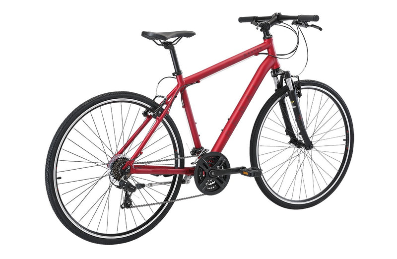 Pedal Raven 2 Hybrid Bike Dark Red