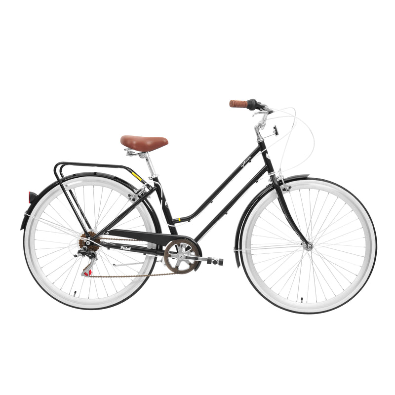 Pedal Uptown Classic Cruiser Bike Black