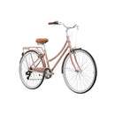 Pedal Uptown DLX 7-Speed Cruiser Bike Rose Gold