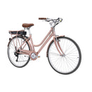 Pedal Uptown ELC Electric Cruiser Bike 374Wh Battery Rose Gold