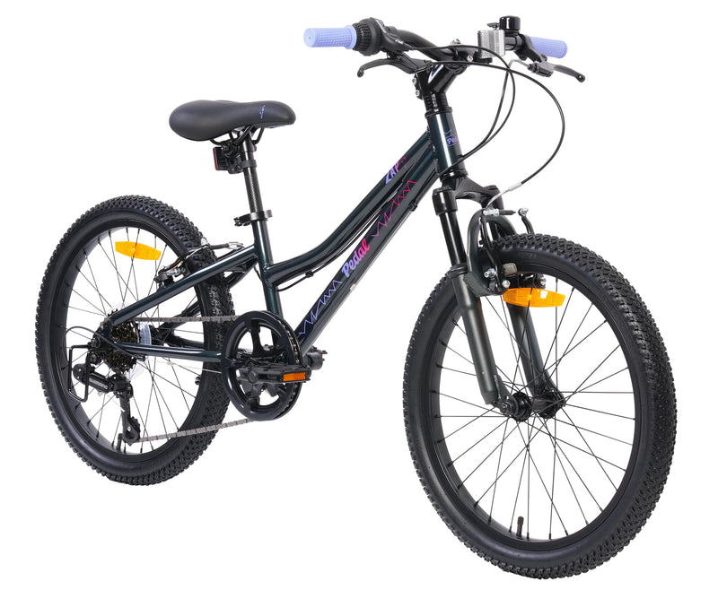 Pedal Zap 20” Kids Bike Black/Pink