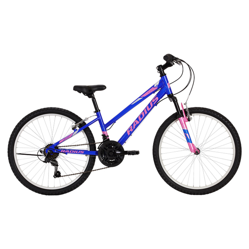 Radius Crystal AL 24" Kids Mountain Bike Dark Blue/Pink
