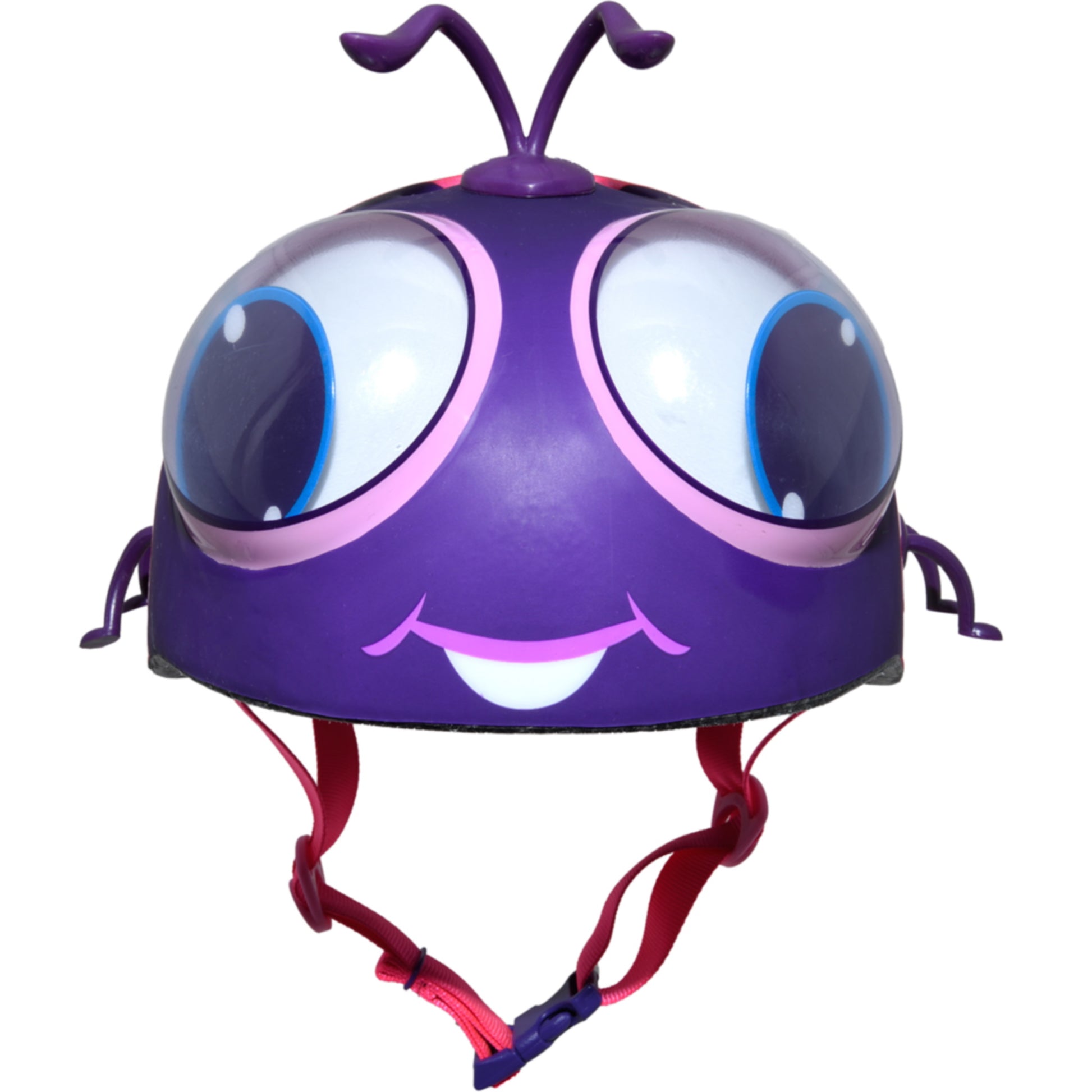 bike helmet with googlly eyes Raskullz Googly Eyes Lady Bug Helmet Toddler Size