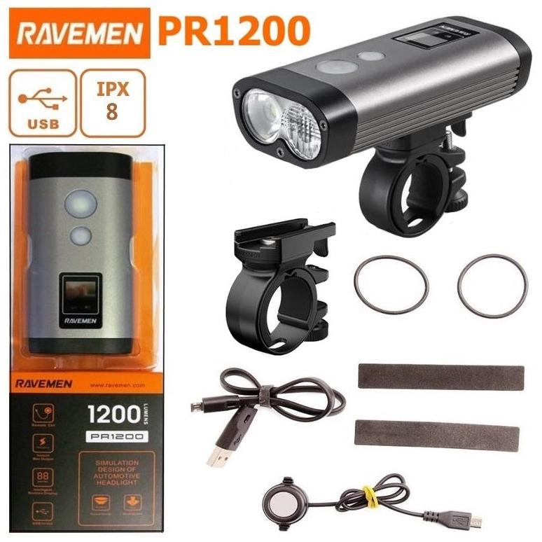 Ravemen PR1200 USB Front Light 1200 Lumens