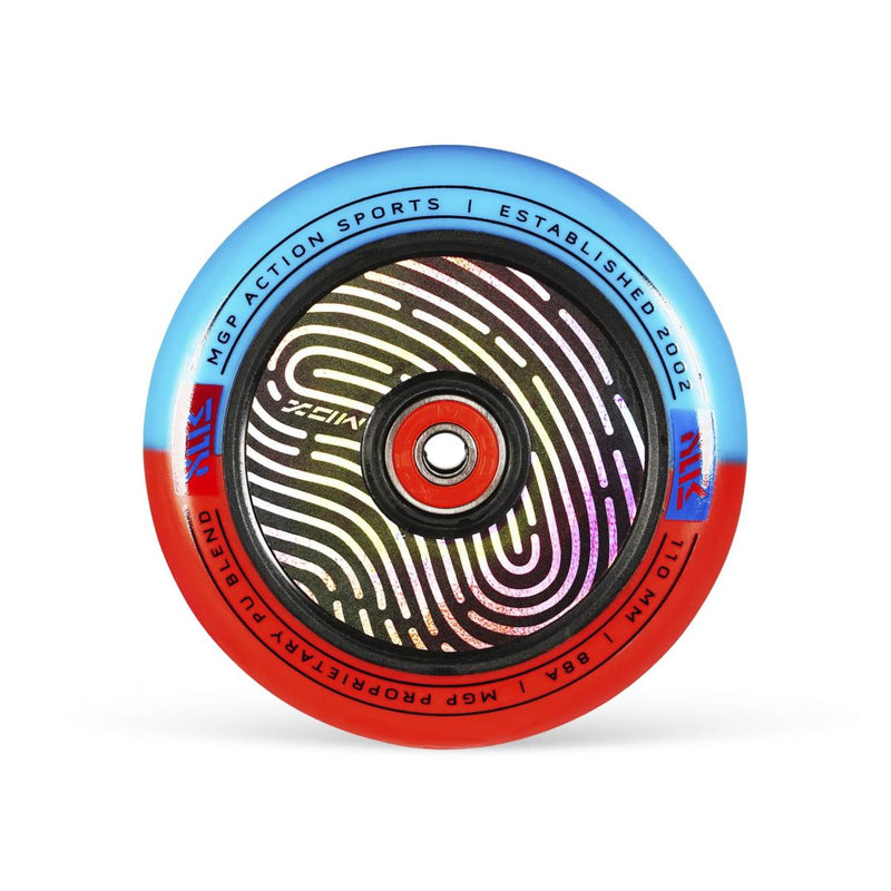MGX 110mm Shredder Scooter Wheel Blue and Red