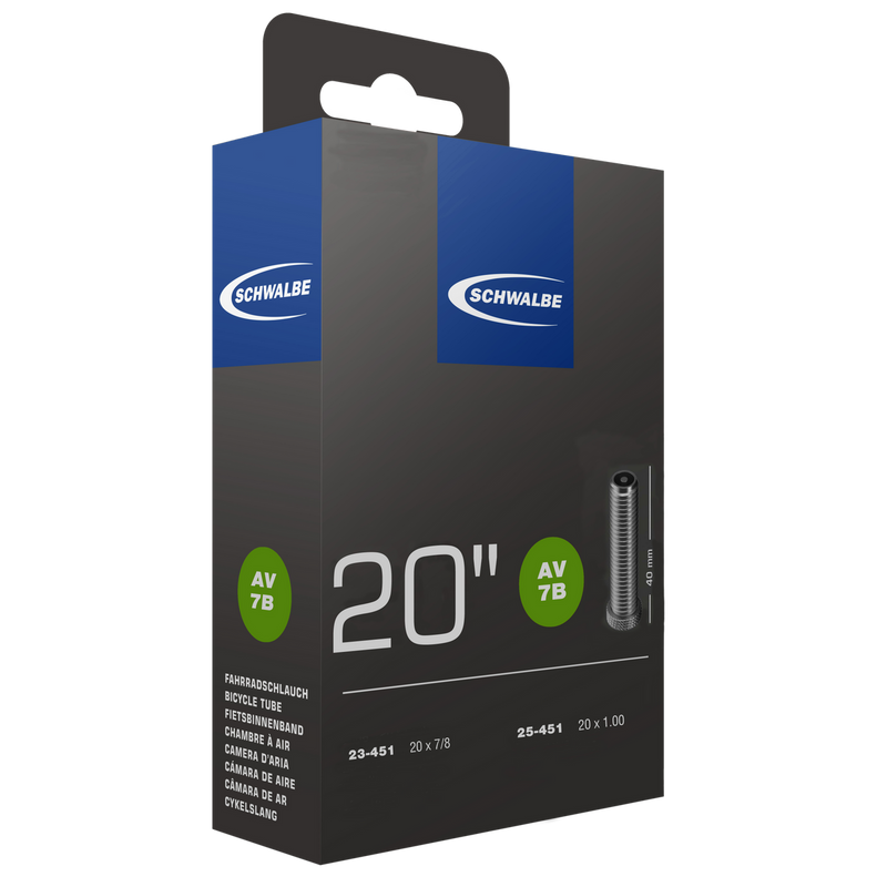 Schwalbe Tube AV7 20 x 1.50-2.50 Schrader 40mm 145g