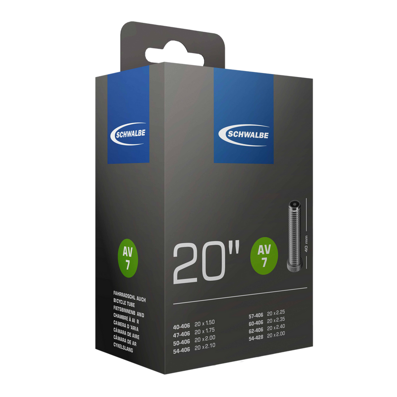 Schwalbe Tube AV7 20 x 1.50-2.50 Schrader 40mm 145g
