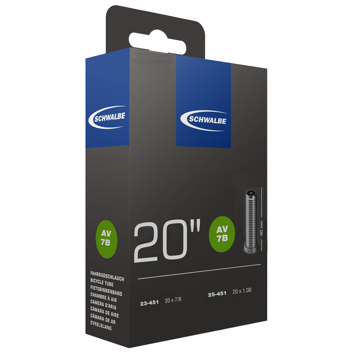 Schwalbe Tube SV15 700 x 18-28 Presta 60mm 105g