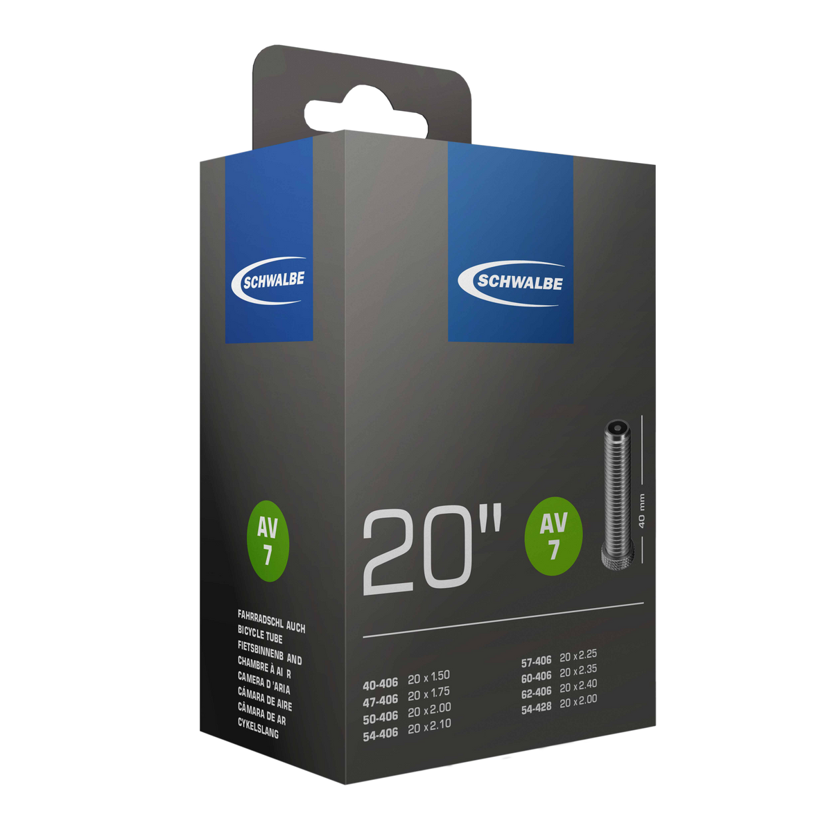 Schwalbe Tube SV15 700 x 18-28 Presta 60mm 105g