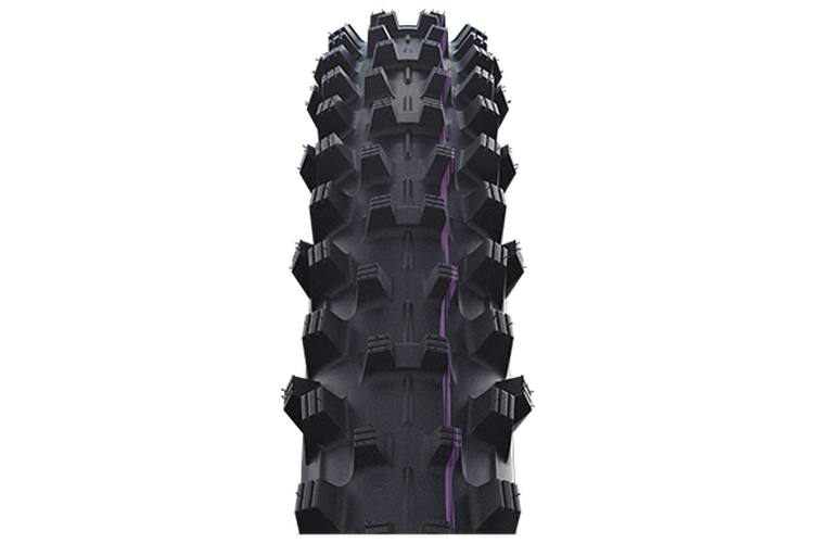 Schwalbe Tyre Dirty Dan 29 x 2.35 Evolution Folding Addix Ultra Soft (purple) TL-Easy SuperDownhill HS417