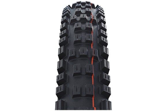 Schwalbe Tyre Eddy Current Rear 27.5 x 2.6 Evolution Folding Addix Soft (orange) TL-Easy SuperGravity HS497