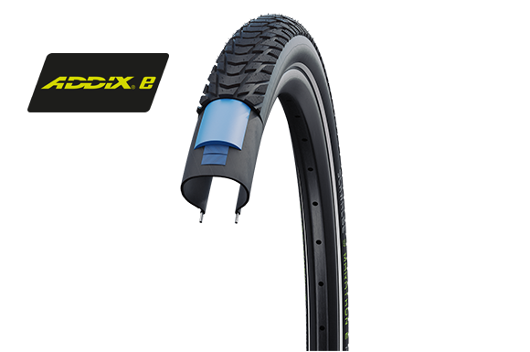 Schwalbe Tyre Marathon E-Plus 700 x 55 / 29 x 2.2 Performance Wire Addix-E Smart DualGuard HS498