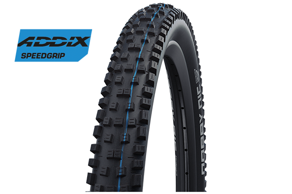 Schwalbe Tyre Nobby Nic 27.5 x 2.6 Evolution Folding Addix SpeedGrip (blue) TL-Easy SuperTrail HS602