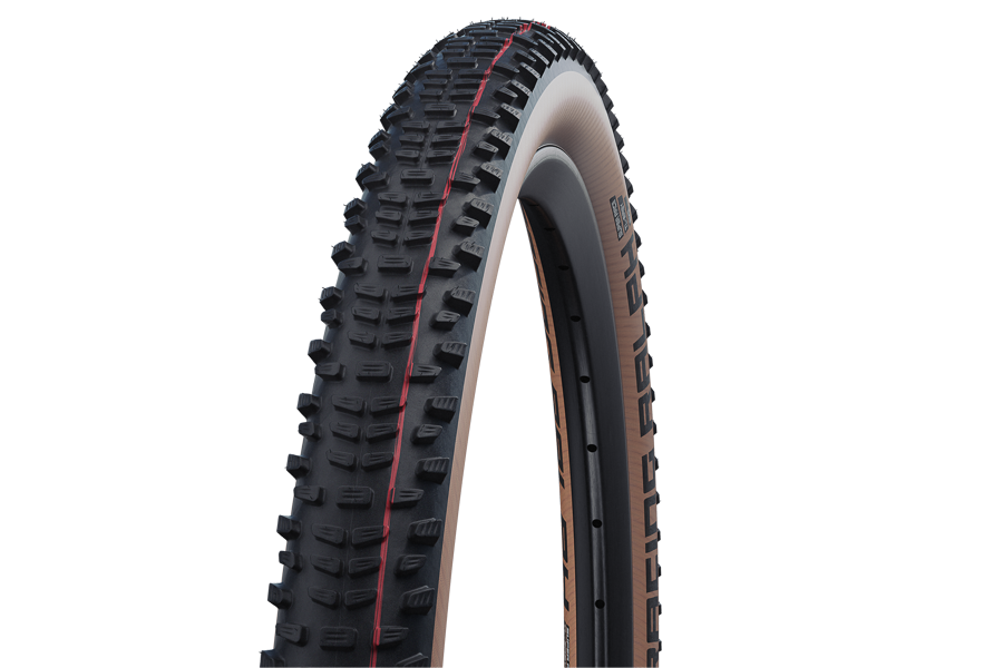 Schwalbe Tyre Racing Ralph 29 x 2.35 Evolution Folding Addix Speed (red) TL-Easy SuperRace Transparent Sidewall HS490