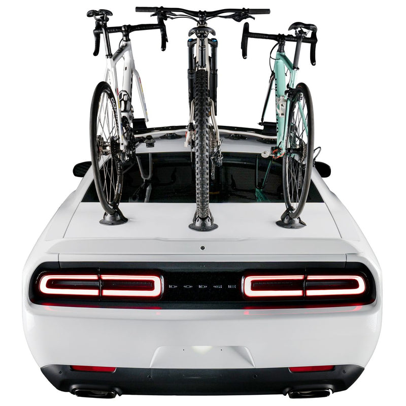Seasucker Bike Rack Bomber 3 Bike Fork Mount Rack With 3 Rear Wheels Straps