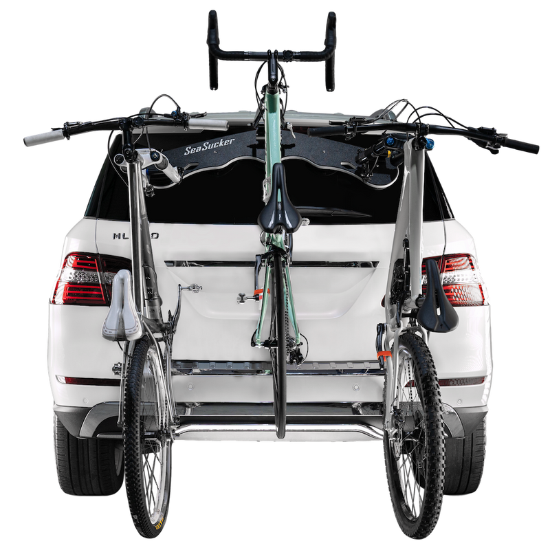 Seasucker Bike Rack Bomber 3 Bike Fork Mount Rack With 3 Rear Wheels Straps