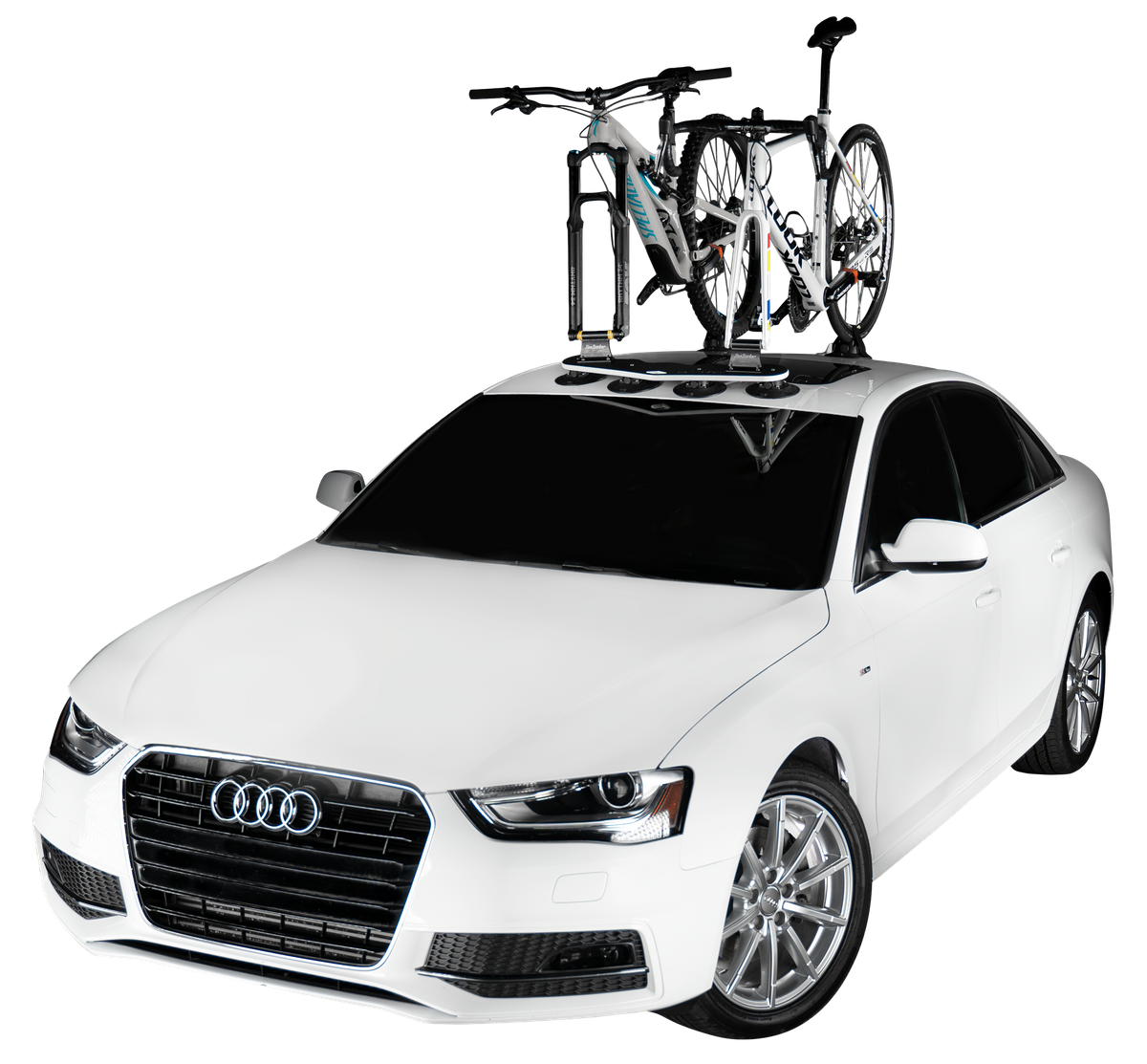 Seasucker Bike Rack Mini Bomber 2 Bike Fork Mount Rack With 2 Rear Wheel Straps
