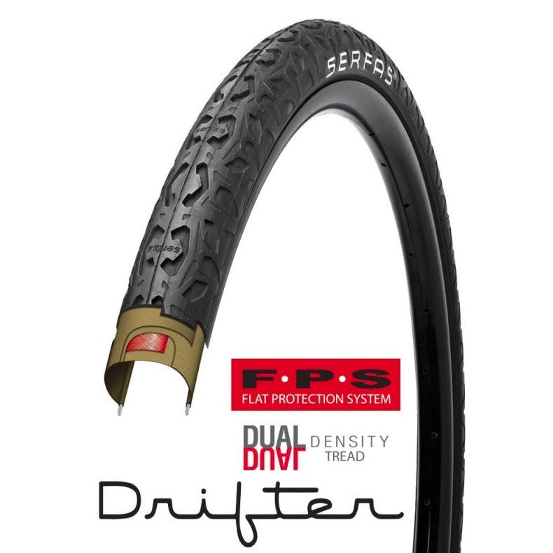 Serfas Tyre 27 x 1.50 Drifter City with Flat Protection System