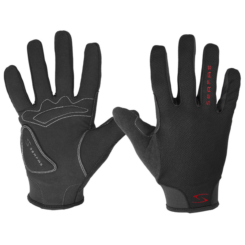 Serfas Men’s Gloves Starter Full Finger Black